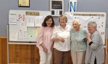 Carmel Apted and Val Avent (EW) Marg Wylie and Fay Gardiner (NS)
